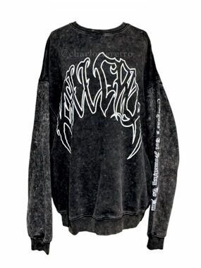 Kill Crew • Oversized Heavyweight Classic Crewneck • Stone Wash